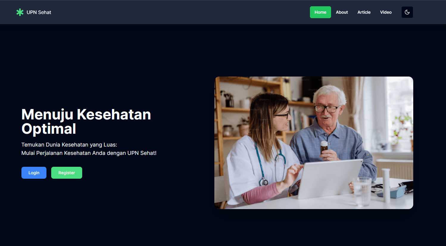Website UPN Sehat